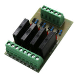 Max Solid State Relay Module Driver Board High Level Trigger 4 Channel 12V