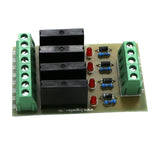 Max Solid State Relay Module Driver Board High Level Trigger 4 Channel 12V