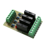 Max Solid State Relay Module Driver Board High Level Trigger 4 Channel 24V
