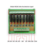 Max Solid State Relay Module Driver Board High Level Trigger 8 CH w/ Base 24V