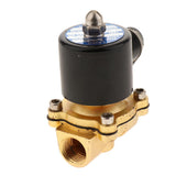 Maxbell DN15 1/2" Normally Closed Electric Solenoid Valve for Water Air Oil DC 24V