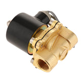 Maxbell DN15 1/2" Normally Closed Electric Solenoid Valve for Water Air Oil DC 24V