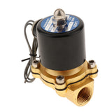 Maxbell DN15 1/2" Normally Closed Electric Solenoid Valve for Water Air Oil DC 24V