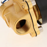 Maxbell DN15 1/2" Normally Closed Electric Solenoid Valve for Water Air Oil DC 12V