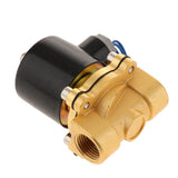Maxbell DN15 1/2" Normally Closed Electric Solenoid Valve for Water Air Oil DC 12V