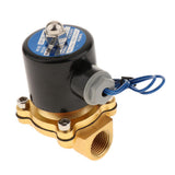 Maxbell DN15 1/2" Normally Closed Electric Solenoid Valve for Water Air Oil DC 12V