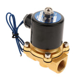 Maxbell DN15 1/2" Normally Closed Electric Solenoid Valve for Water Air Oil DC 12V