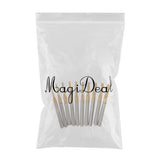 Maxbell 10 Pcs Carbide End Mill Bits Set Milling Cutter Engraving Tool 1.5-3.175mm