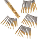 Maxbell 10 Pcs Carbide End Mill Bits Set Milling Cutter Engraving Tool 1.5-3.175mm