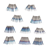 Maxbell 10PCS/Set 1/8 Inch Shank PCB CNC Drill Bits End Mill Engraving 0.8-3.175mm