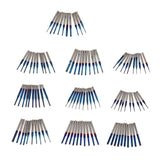Maxbell 10PCS/Set 1/8 Inch Shank PCB CNC Drill Bits End Mill Engraving 0.8-3.175mm