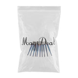 Maxbell 10PCS/Set 1/8 Inch Shank PCB CNC Drill Bits End Mill Engraving 2.0mm