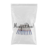 Maxbell 10PCS/Set 1/8 Inch Shank PCB CNC Drill Bits End Mill Engraving 2.5mm