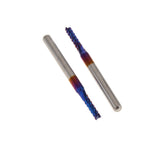 Maxbell 10PCS/Set 1/8 Inch Shank PCB CNC Drill Bits End Mill Engraving 2.5mm