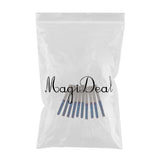 Maxbell 10PCS/Set 1/8 Inch Shank PCB CNC Drill Bits End Mill Engraving 3.175mm