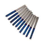 Maxbell 10PCS/Set 1/8 Inch Shank PCB CNC Drill Bits End Mill Engraving 3.175mm