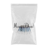 Maxbell 10PCS/Set 1/8 Inch Shank PCB CNC Drill Bits End Mill Engraving 0.8mm