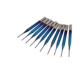 Maxbell 10PCS/Set 1/8 Inch Shank PCB CNC Drill Bits End Mill Engraving 0.8mm