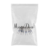 Maxbell 10PCS/Set 1/8 Inch Shank PCB CNC Drill Bits End Mill Engraving 1.0mm