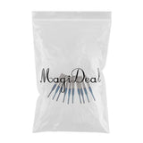 Maxbell 10PCS/Set 1/8 Inch Shank PCB CNC Drill Bits End Mill Engraving 1.5mm