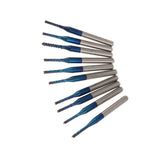 Maxbell 10PCS/Set 1/8 Inch Shank PCB CNC Drill Bits End Mill Engraving 1.5mm