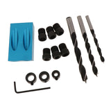 Maxbell 15 Degree Oblique Hole Positioner Woodwork Guide Locator Set 14
