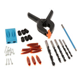 Maxbell 15 Degree Oblique Hole Positioner Woodwork Guide Locator Set 34