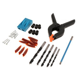 Maxbell 15 Degree Oblique Hole Positioner Woodwork Guide Locator Set 34