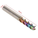 Maxbell 1Pc 3 Flute Alloy Carbide Tungsten Steel End Mill CNC Milling Cutter Drill 5x13x6x50