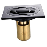 Max Brass Foor Bathroom Machine Accessory Floor Drain Machine Deep Water Seal