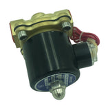 Maxbell DC24V/AC220V 1/2'' Brass Electric Solenoid Valve Water Air Gas Normal Closed DC24V