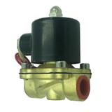 Maxbell DC24V/AC220V 1/2'' Brass Electric Solenoid Valve Water Air Gas Normal Closed DC24V