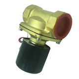 Maxbell DC24V/AC220V 1.5'' Brass Electric Solenoid Valve Water Air Gas Normal Closed DC24V