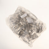 Maxbell 100Pcs Adjustable Stainless Steel Worm Gear Hose Clamp Clip Fastener 64-76mm