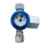 Maxbell 0-25Mpa Acetylene Flow Meter Gas Regulator Flowmeter Welding Gauge