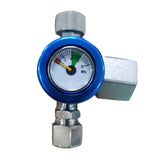 Maxbell 0-25Mpa Acetylene Flow Meter Gas Regulator Flowmeter Welding Gauge