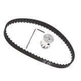 Max 5mm Bore 10 Teeth Timing Pulley Synchronous Wheel Timing Belt For Lathe CNC