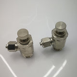 Maxbell Full Copper Pneumatic Flow Control Valve Air Valve Throttle 5.5x2.5x4cm
