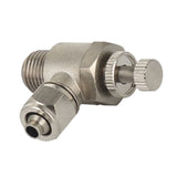 Maxbell Full Copper Pneumatic Flow Control Valve Air Valve Throttle 4x1.5x3.5cm