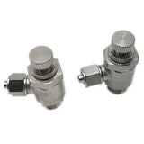 Maxbell Full Copper Pneumatic Flow Control Valve Air Valve Throttle 4x1.5x3.5cm
