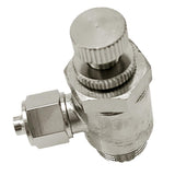 Maxbell Full Copper Pneumatic Flow Control Valve Air Valve Throttle 4x1.5x3.5cm