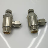 Maxbell Full Copper Pneumatic Flow Control Valve Air Valve Throttle 4x1.5x3.5cm