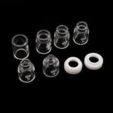 Max 30Pcs TIG Gas Lens Back Cap Collect Body Set Welding Torch WP 17/18/26