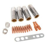 Max 19PCS Plasma Cutter Welding Contact Tip Kits for Cutting Machine Consumables