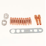 Max 19PCS Plasma Cutter Welding Contact Tip Kits for Cutting Machine Consumables