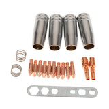 Max 19PCS Plasma Cutter Welding Contact Tip Kits for Cutting Machine Consumables