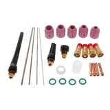 Max Maxb 26 Pieces TIG torch Accessories 10Pyrex glass Set for WP-17/18/26