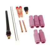 Max Maxb 13pcs TIG Welding Torch Nozzle Kit Tungsten Electrode for WP17/18/26