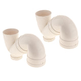 Max PVC Trap with S-shaped PVC Water Storage Sink Trap J-Bend Pipe 110x4.9x193mm