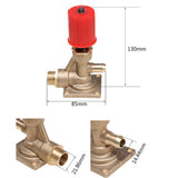 Maxbell Copper Water Pressure Reducer for Car Washing Machine Four Holes 46 mm